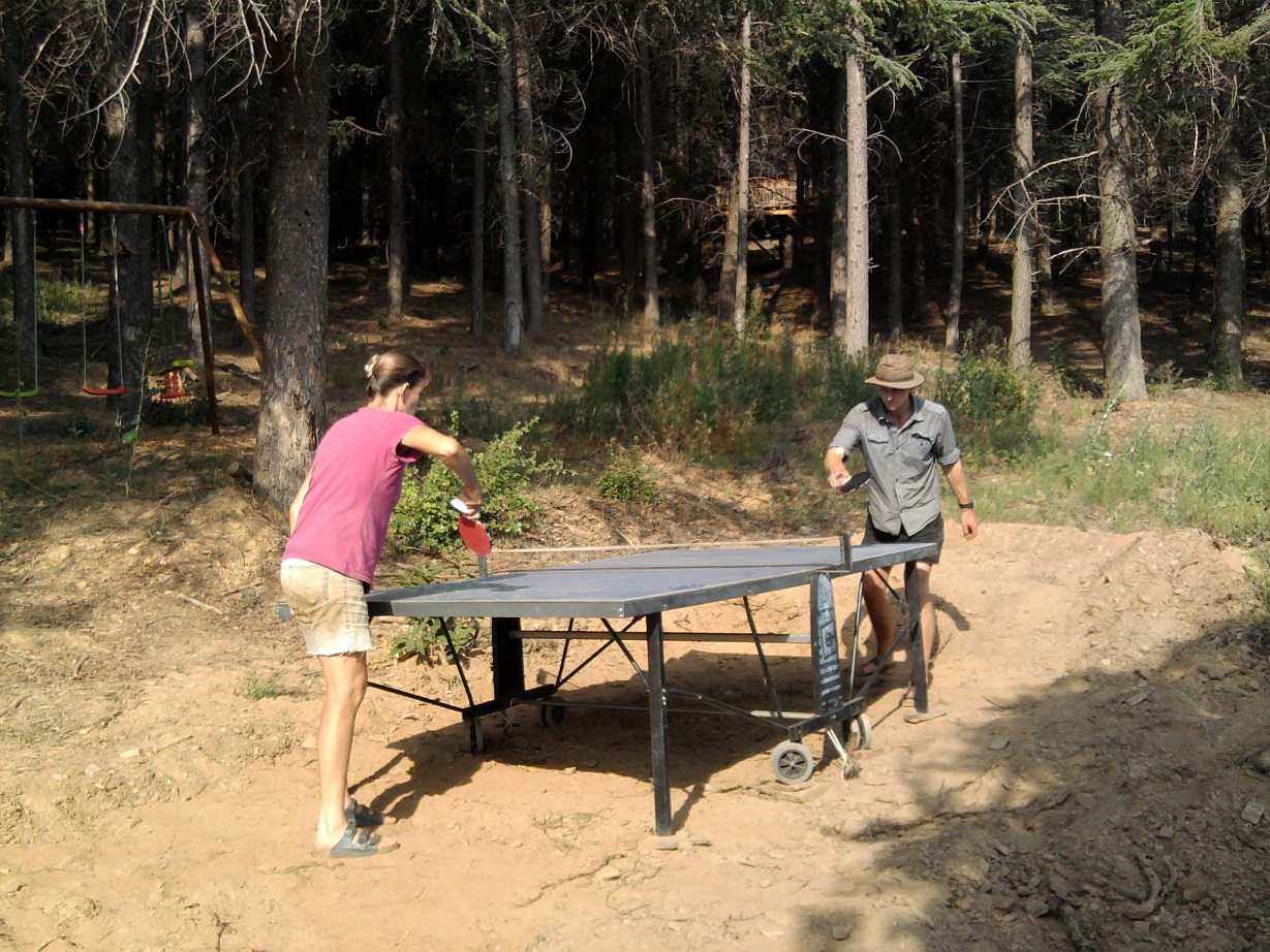 Ping pong à la cabane